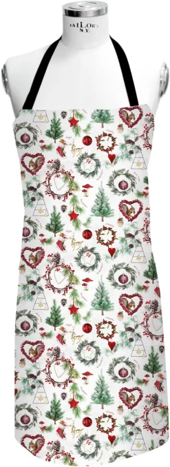 Van Well Ovenschaal (3 Stuks) -Kookcentrum apelt kookschort 9528 winterwereld kerstversiering kerst digitaal drukwerk met kerstmotief 1 delig wit scaled