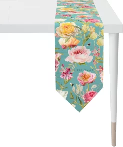 APELT Kookschort 1702 Summergarden, Zomerdecoratie, Zomer Digitale Print (1-delig) -Kookcentrum apelt tafelband 7701 summertime zomerdecoratie zomer digitale print 1 stuk blauw 2