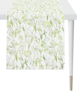 CS-Solingen Keukenmes Ster Uit één Stuk Gesmeed (1-delig) -Kookcentrum apelt tafelloper 6449 springtime voorjaarsdecoratie voorjaar digitale print 1 stuk groen 1