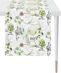 APELT Kookschort 1702 Summergarden, Zomerdecoratie, Zomer Digitale Print (1-delig) -Kookcentrum apelt tafelloper 7188 summer garden zomerdecoratie zomer digitale print 1 stuk groen