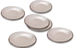 ARTE VIVA Plat Bord Puro Van Aardewerk, Aanbevolen Door De Topkok Thomas Wohlfarter, ø 26,5 Cm (set, 6 Stuks)