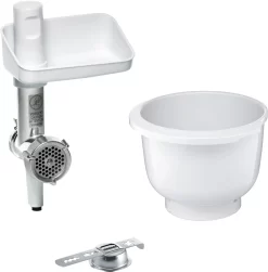 CreaTable Combi-servies Sevilla Tegelmotief (set) -Kookcentrum bosch keukenmachine accessoireset lifestyle set bakingsensation muz5bs1 met koekjesopzet en kom wit