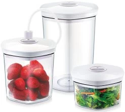 Cuisinart Yoghurtglazen YM402E Voor Yoghurtbereider Van Plastic, 2 Stuks (set, 2-delig) -Kookcentrum caso vacuuemdoos 3 delig wit 15