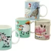 CreaTable Beker Koffiebeker Farm Animals Ideaal Als Kinderbeker, 4-delig (set, 4-delig)
