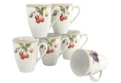 Ritzenhoff & Breker Beker Stippen 6-delig (set) -Kookcentrum creatable beker koffiebeker flora orchard 6 delig set 6 delig wit 5 scaled