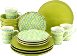 CreaTable Combi-servies Cordoba Ruitmotief (set)