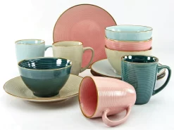 CreaTable Combi-servies Cosy Day In Trendy Pastelkleuren (set) -Kookcentrum creatable combi servies cosy day in trendy pastelkleuren set multicolor 7