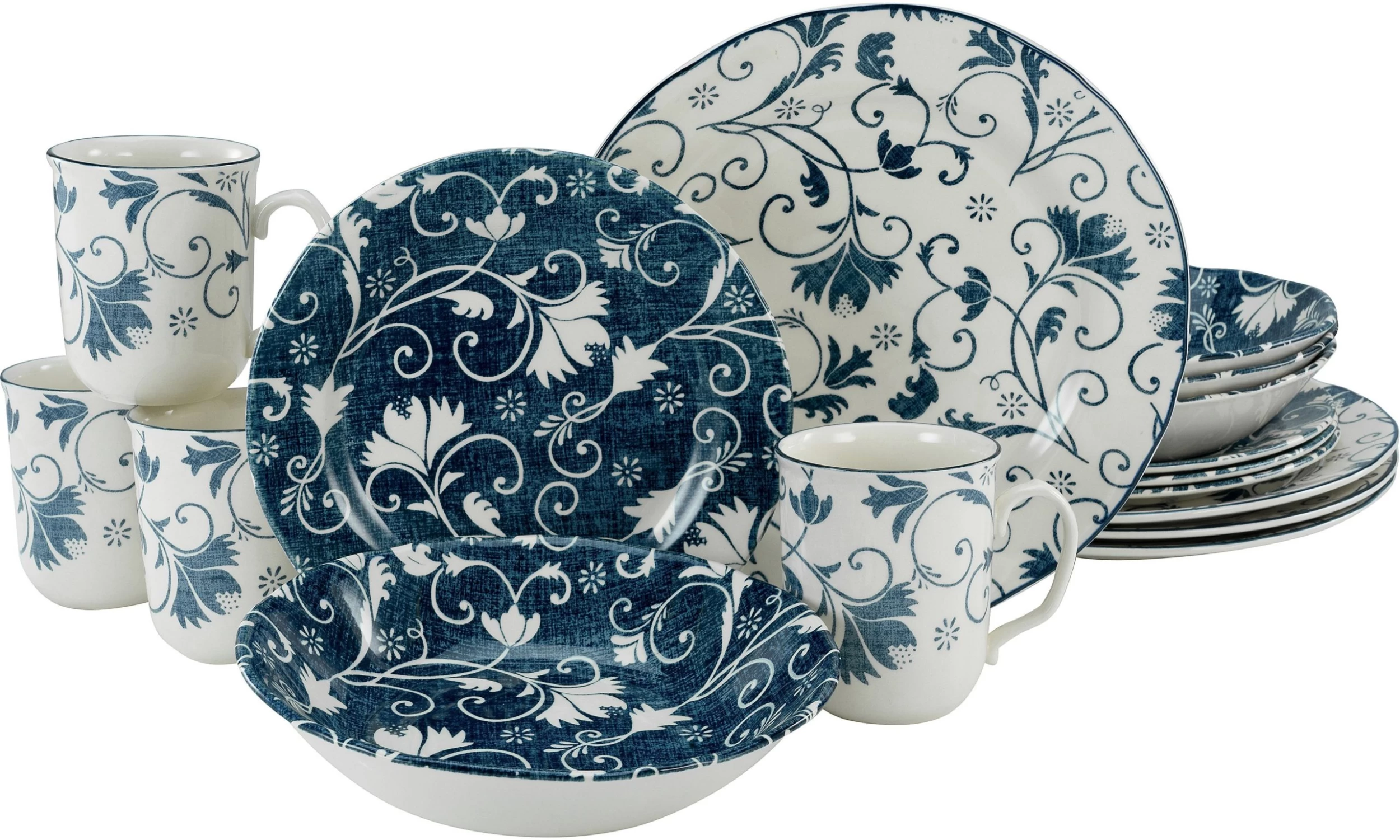 CreaTable Combi-servies Arianne Klassiek, Traditioneel Model, Made In Europe (set) 5 CreaTable Combi-servies Arianne Klassiek, Traditioneel Model, Made In Europe (set) - Afbeelding 5