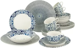 Ritzenhoff & Breker Combi-servies Valencia (set) -Kookcentrum creatable combi servies marrakesch 2 orintaals decor set blauw 7 scaled