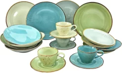CreaTable Combi-servies New Elegance Vintage Nature Elegante Vorm (set) -Kookcentrum creatable combi servies nature collection geschikt voor de vaatwasser set multicolor 1 scaled