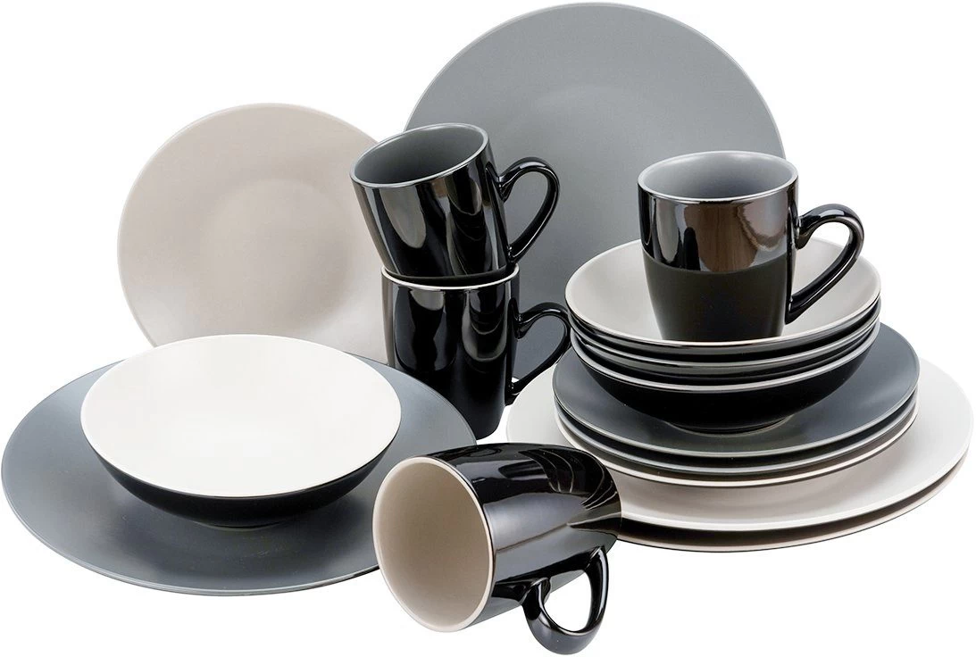 CreaTable Combi-servies Very Cool Koele Kleuren (set) 1 CreaTable Combi-servies Very Cool Koele Kleuren (set)