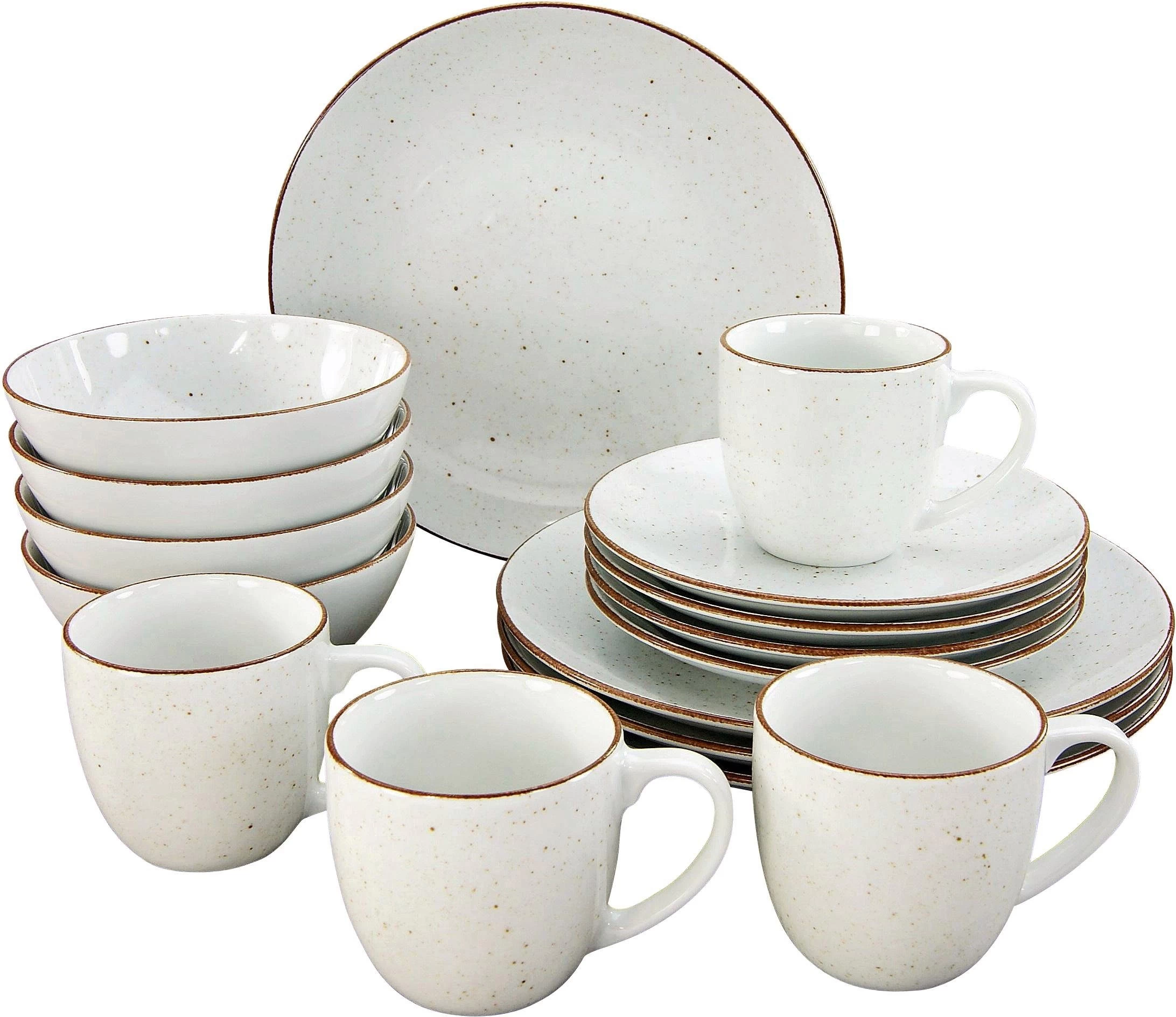 Van Well Combi-servies Black Star (set, 24-delig) 4 Van Well Combi-servies Black Star (set, 24-delig) - Afbeelding 4