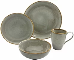 CreaTable Eenpersoons Servies SCANDIC - NATURE COLLECTION SCANDIC - NATURE COLLECTION Geschikt Voor De Vaatwasser (set, 4-delig)