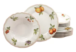 Van Well Combi-servies Black Star (set, 24-delig) 20 Van Well Combi-servies Black Star (set, 24-delig) -Kookcentrum creatable eetservies flora orchard fruit decoratie set wit 4 scaled