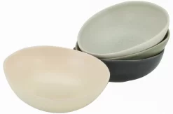 GEFU Knoflooksnijder -Kookcentrum creatable serveerschaal pietra elk exemplaar uniek set 4 delig multicolor scaled