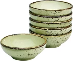 CreaTable Beker Koffiebeker Nature Collection 6-delig (set, 6-delig) -Kookcentrum creatable tapasschaal nature collection 8 cm set 6 delig beige 1