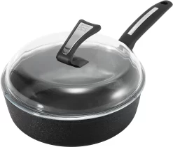 JUST VEGAN Pannenset CeraVegan Plantaardige Keramische Coating, Inductie, 24x28 Cm (set, 2-delig) -Kookcentrum cs koch systeme hapjespan muenster inductie 1 delig zwart 5