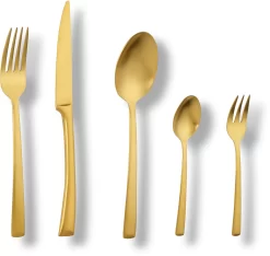 Picard & Wielpütz Since 1927 Bestekset Luca Edelstaal 18x0, Hoogglanzend Gepolijst (set) -Kookcentrum echtwerk bestekset avelino rvs 18 10 20 stuks voor 4 personen set goud 8 scaled