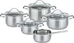 Elo Pannenset Platina Inductie (set, 9-delig) -Kookcentrum elo basic pannenset inductie set 9 delig zilver 4