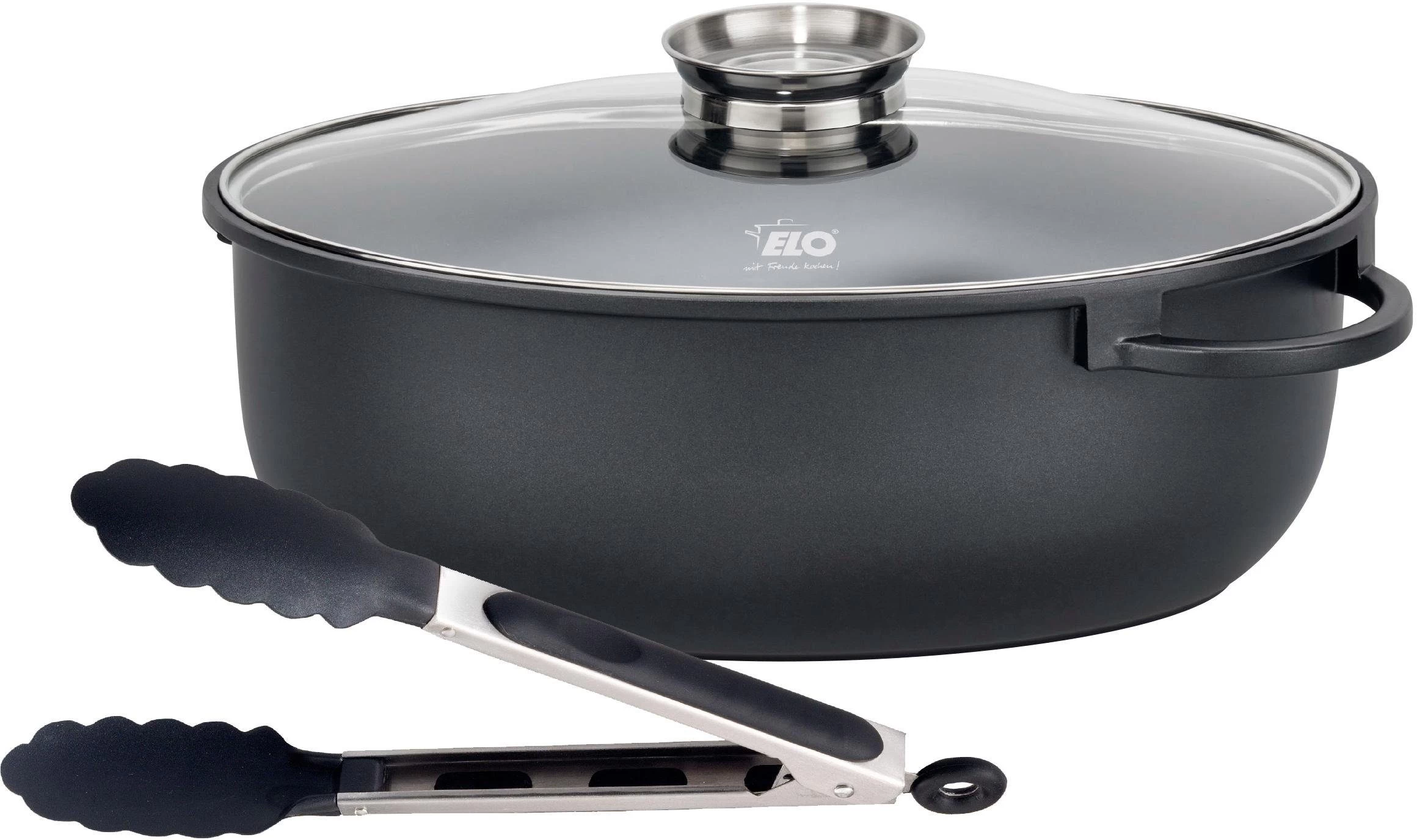 Elo Braadpan Alucast Inductie, Aromaknop, Kooktang (1-delig) 1 Elo Braadpan Alucast Inductie, Aromaknop, Kooktang (1-delig)
