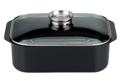 Kookcentrum -Kookcentrum elo braadpan pure trend anti aanbak laag 1 delig zwart 1