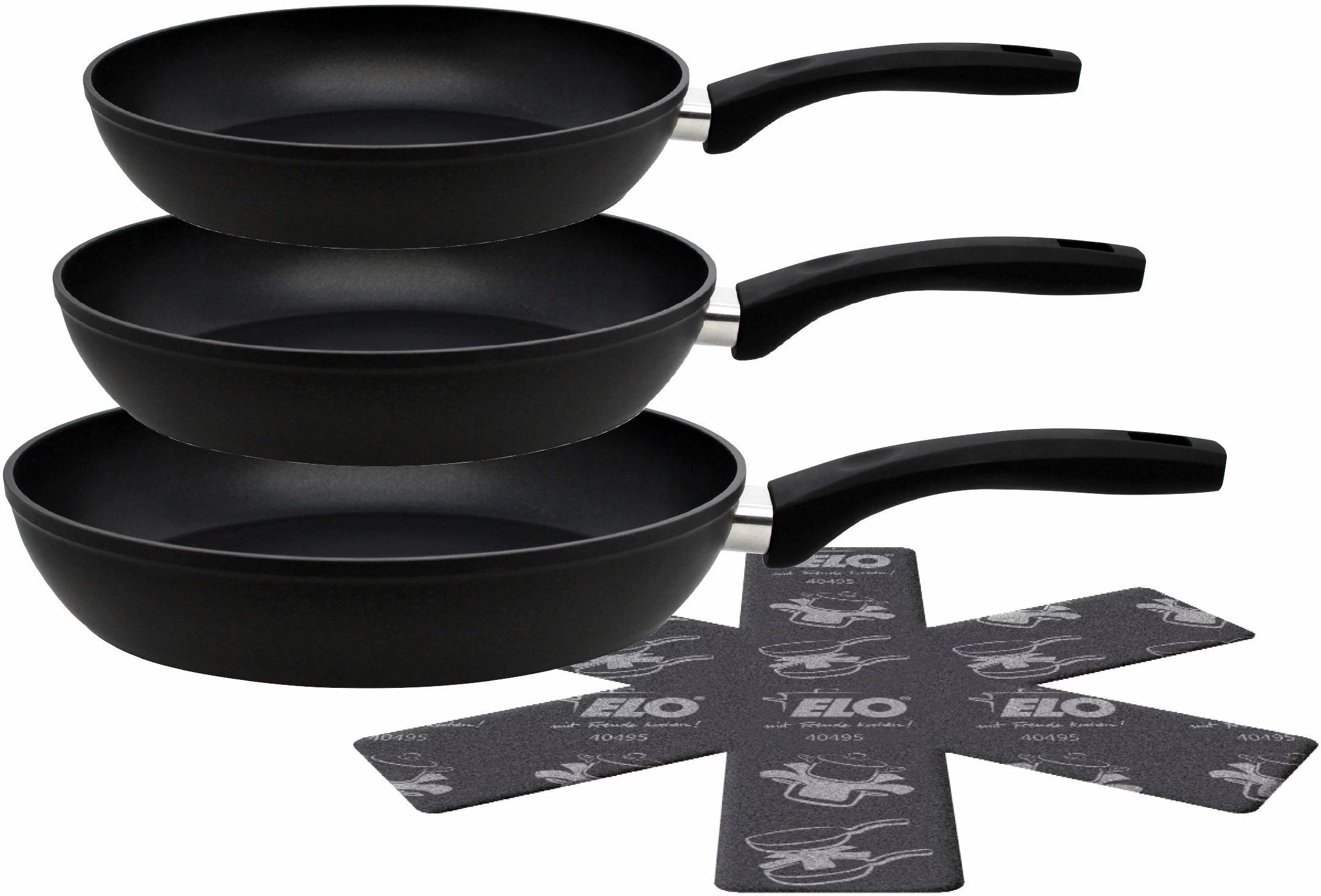 LIVINGTON Koekenpan Black Doubletta Deluxe 2-in-1 Keerbare Pan Met Frituurmandinzet En Glazen Deksel, Inductie (1-delig) 19 LIVINGTON Koekenpan Black Doubletta Deluxe 2-in-1 Keerbare Pan Met Frituurmandinzet En Glazen Deksel, Inductie (1-delig) - Afbeelding 19