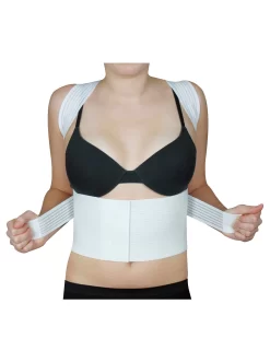 WENKO Keukenrolhouder Marmer -Kookcentrum figuurcorrectie met steungordel wit 7