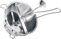 GEFU 4-zijdige Rasp CUBO Met V-mes -Kookcentrum gefu roerzeef flotte lotte multifunctioneel zilver 1 scaled