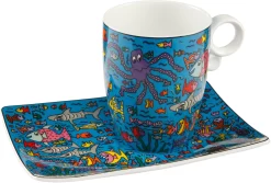 Ritzenhoff & Breker Beker Unicorn 6-delig (set, 6-delig) -Kookcentrum goebel beker under the deep blue sea multicolor 9