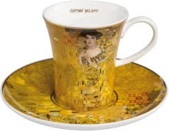 Goebel Beker Modista -Kookcentrum goebel espressokopje adele bloch boer van gustav klimt goudkleurig multicolor 4