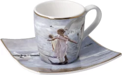 Goebel Espressokopje Joaquin Sorolla - "Tijd Voor Een Bad" 100 Ml