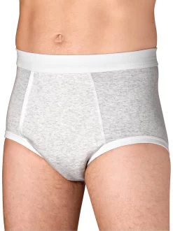 Classic Basics Kookschort -Kookcentrum heren incontinentieslip met zilverionen aandeel