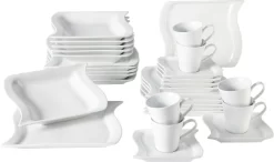 Home Affaire Combi-servies Marchetto Gebogen Model (set)
