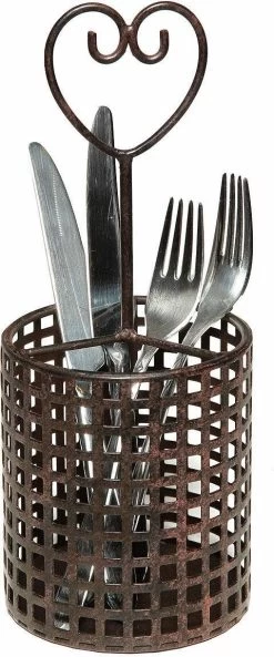 STONELINE Vershouddeksel Plastic, Herbruikbaar (set, 4-delig) -Kookcentrum home affaire draadmand antiek ii van stevig ijzer bruin 5