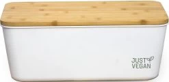 JUST VEGAN Vershoudtrommel Biokunststof, 500, 1000, 2000 Ml (set, 6-delig) -Kookcentrum just vegan broodtrommel van biokunststof set 1 delig wit 12