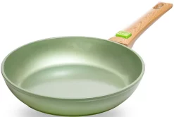 Elo Koekenpan Profi Therm Inductie (1-delig) -Kookcentrum just vegan koekenpan ceravegan plantaardige keramische coating afneembare handgreep inductie 1 delig groen 1