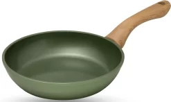 LIVINGTON Koekenpan Black Doubletta Deluxe 2-in-1 Keerbare Pan Met Frituurmandinzet En Glazen Deksel, Inductie (1-delig) 36 LIVINGTON Koekenpan Black Doubletta Deluxe 2-in-1 Keerbare Pan Met Frituurmandinzet En Glazen Deksel, Inductie (1-delig) -Kookcentrum just vegan koekenpan ceravegan plantaardige keramische coating inductie 1 delig groen 6