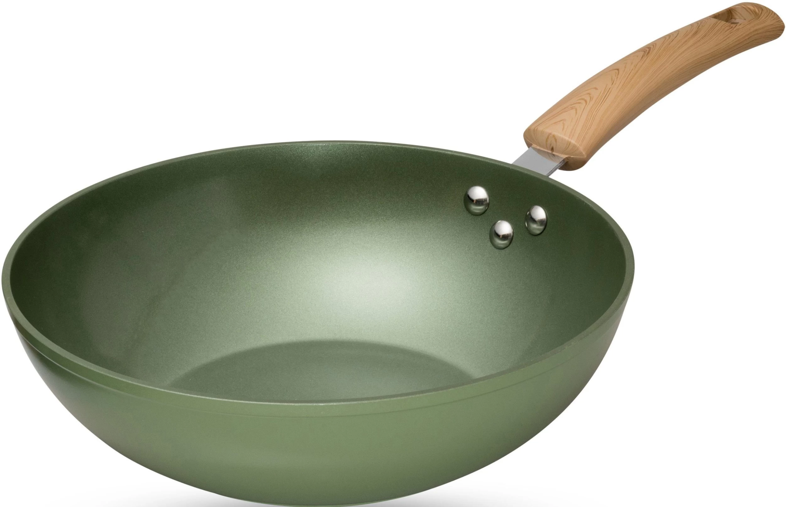 JUST VEGAN Wok CeraVegan Plantaardige Keramische Coating, Inductie, ø 28 Cm (1-delig) 1 JUST VEGAN Wok CeraVegan Plantaardige Keramische Coating, Inductie, ø 28 Cm (1-delig)