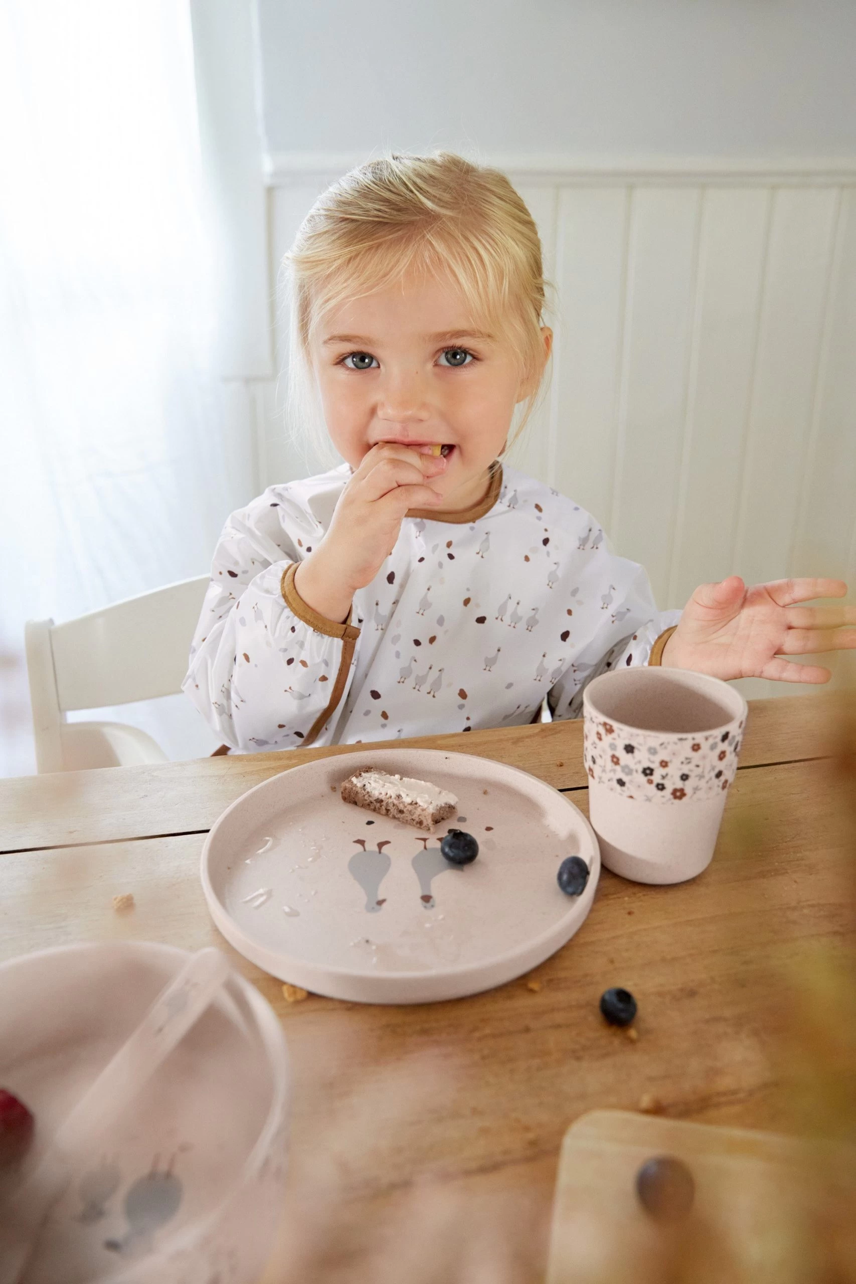 LÄSSIG Lässig Kinderservies-set Tiny Farmer, Sheep/Goose Nature Met Bord, Schaaltje, Beker En Lepel (set) 3 LÄSSIG Lässig Kinderservies-set Tiny Farmer, Sheep/Goose Nature Met Bord, Schaaltje, Beker En Lepel (set) - Afbeelding 3