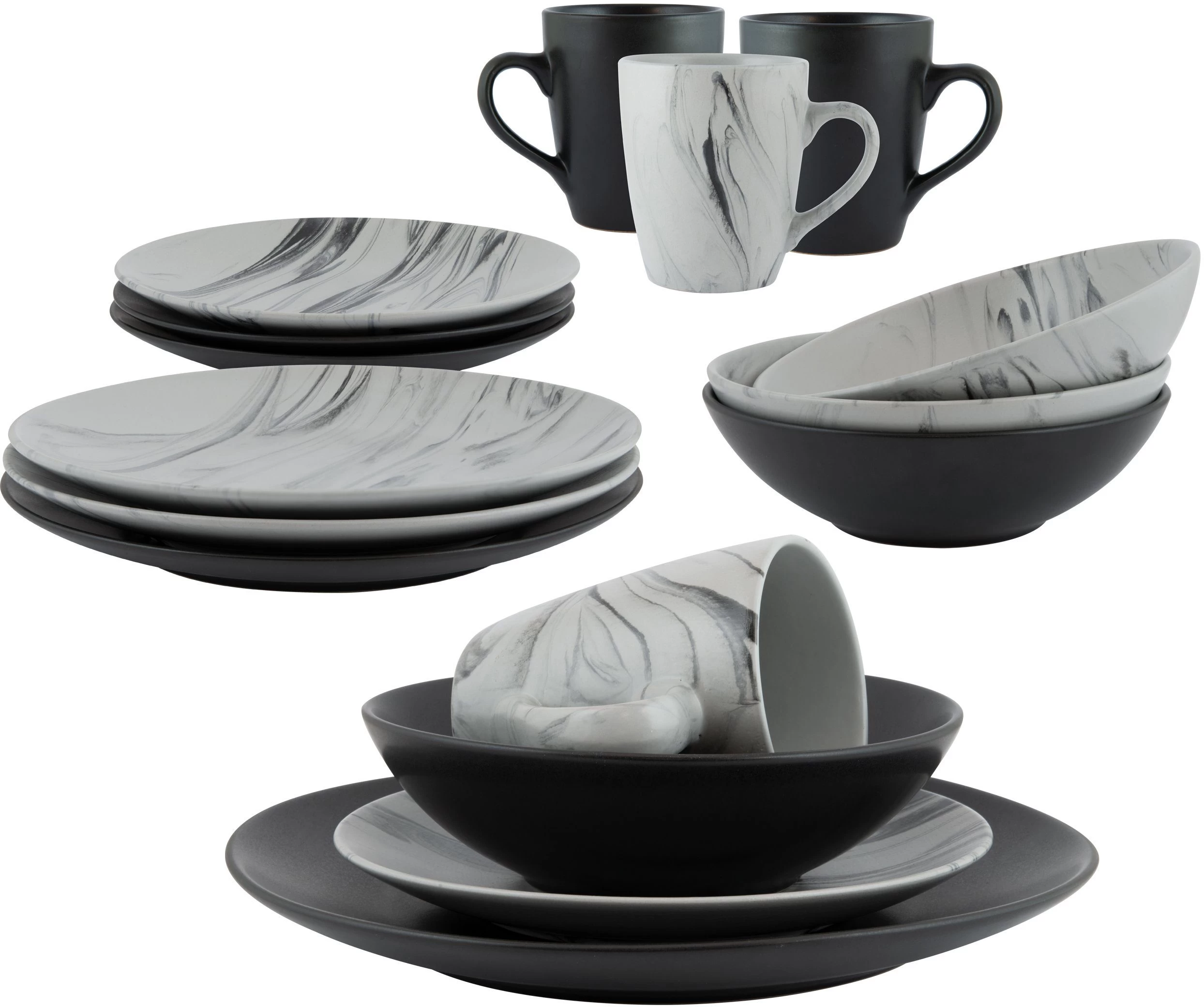 Picard & Wielpütz Solingen Bestekset Villago Chroomnikkelstaal 18/10, Gematteerd (set, 24-delig) 8 Picard & Wielpütz Solingen Bestekset Villago Chroomnikkelstaal 18/10, Gematteerd (set, 24-delig) - Afbeelding 8