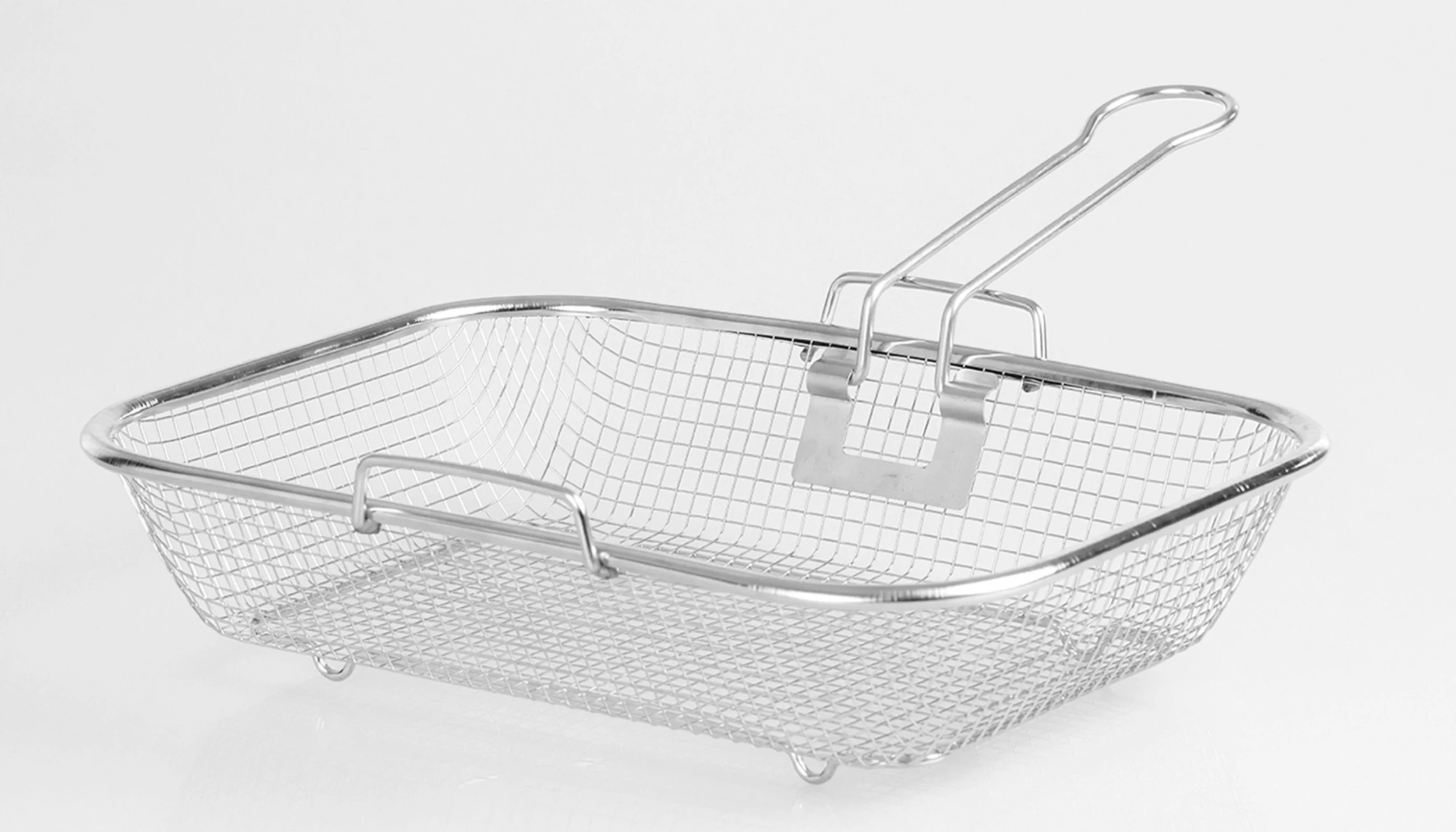 LIVINGTON Koekenpan Black Doubletta Deluxe 2-in-1 Keerbare Pan Met Frituurmandinzet En Glazen Deksel, Inductie (1-delig) 4 LIVINGTON Koekenpan Black Doubletta Deluxe 2-in-1 Keerbare Pan Met Frituurmandinzet En Glazen Deksel, Inductie (1-delig) - Afbeelding 4