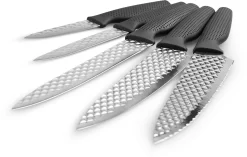 MediaShop Messenset Harry Blackstone Air Blade Inclusief Magneetstrip (6-delig) -Kookcentrum mediashop messenset harry blackstone air blade inclusief magneetstrip 6 delig zwart 2