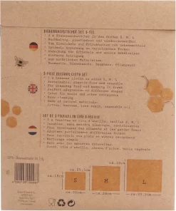 NATURAL LINE Bijenwasdoekjes Natural Line® Herbruikbaar En Duurzaam (set, 3-delig) -Kookcentrum natural line bijenwasdoekjes natural line herbruikbaar en duurzaam set 3 delig geel 8