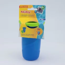 Nuby Kinderbeker 360° Trinklernbecher 300ml, Blau -Kookcentrum nuby kinderbeker 360 trinklernbecher 300ml blau 9