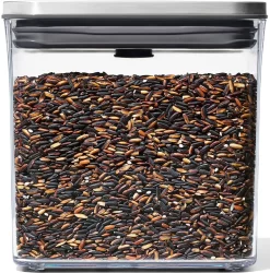 MediaShop Messenset Harry Blackstone Air Blade Inclusief Magneetstrip (6-delig) -Kookcentrum oxo steel vershoudtrommel steel pop rechthoekig 16 liter 1 delig wit