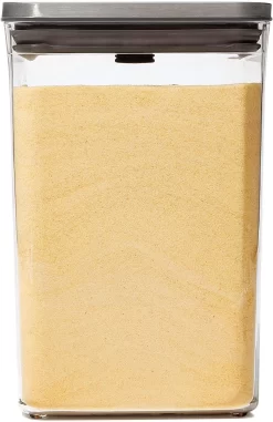 Goebel Espressokopje Britto -Kookcentrum oxo steel vershoudtrommel steel pop vierkant 42 liter 1 delig wit 2