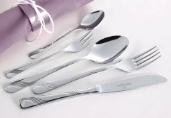 Esmeyer Bestekset Edelstaal 18/0, Kunststof Greep (set, 24-delig) -Kookcentrum picard wielpuetz solingen bestekset gala chroom nikkel edelstaal 18 10 massief gesmeed set zilver 10 scaled