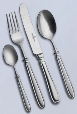 Picard & Wielpütz Solingen Bestekset Landelijk Chroomnikkelstaal 18/10, Vintage-look-stone-washed (set)