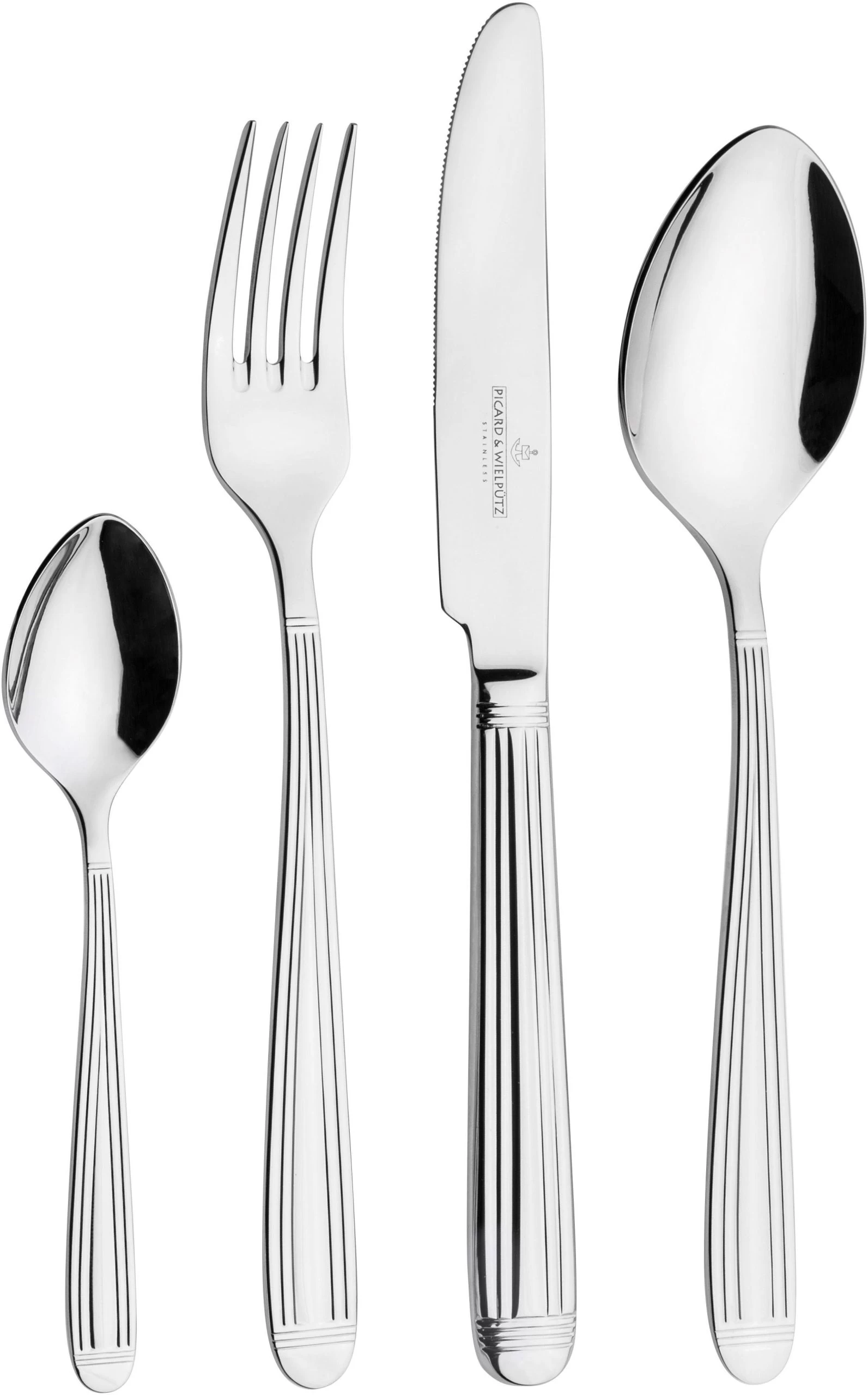 Picard & Wielpütz Solingen Bestekset Bozen RVS 18/10, 60 Delen Voor 12 Personen (set, 60-delig) 2 Picard & Wielpütz Solingen Bestekset Bozen RVS 18/10, 60 Delen Voor 12 Personen (set, 60-delig) - Afbeelding 2