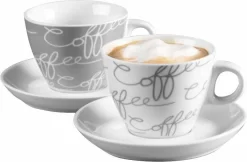 Goebel Espressokopje Rosina Wachtmeister - "La Storia Di Serafino" Van Zeer Hoogwaardige Fine Bone China -Kookcentrum ritzenhoff breker cappuccinokopje cornello grey 2 kopjes 2 schoteltjes set 4 delig wit 4